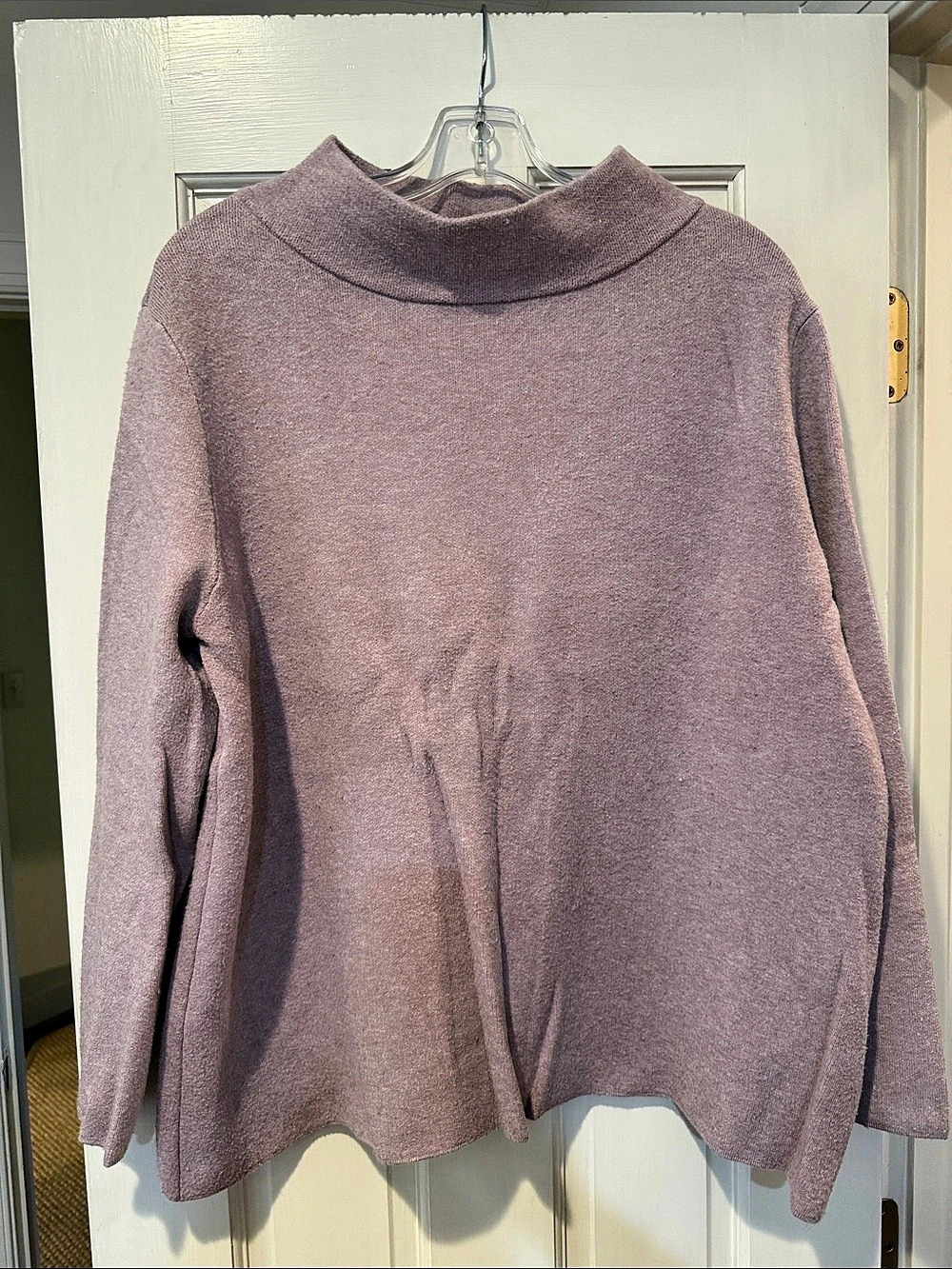 Purple Mock Neck sweater